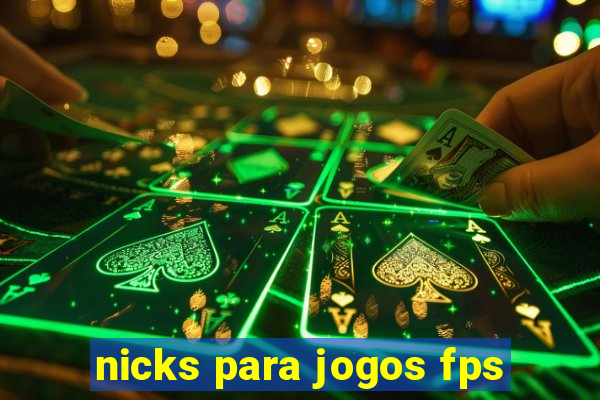 nicks para jogos fps